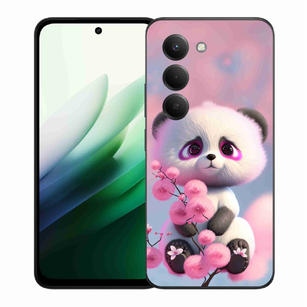 Gelový kryt mmCase na Xiaomi Redmi 15 5G (169mm) - roztomilá panda 1