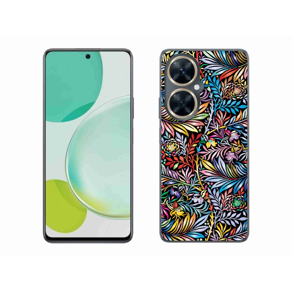 Gelový kryt mmCase na Huawei Nova 11i - květiny 5