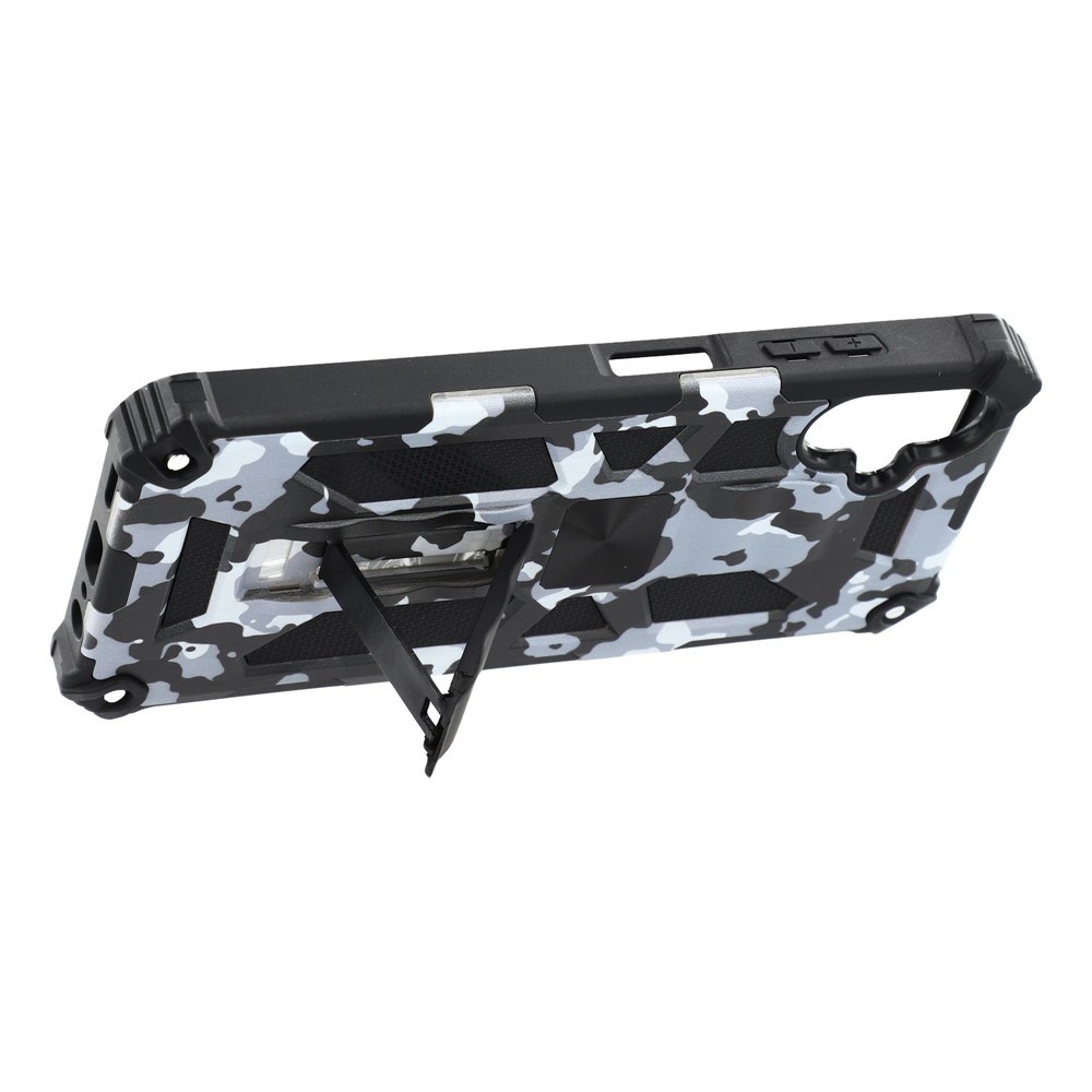 Camouflage odolný kryt na Samsung Galaxy A07 4G - černý