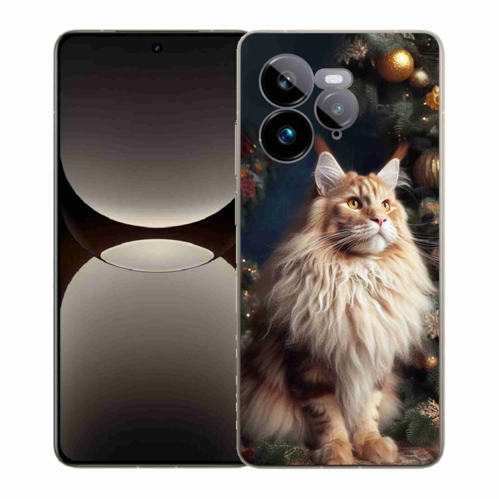 Gelový kryt mmCase na Realme GT 7 Pro 5G - kočka u stromku
