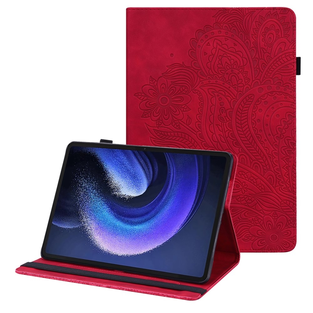 Imprint zavírací pouzdro na Xiaomi Pad 6 - červené