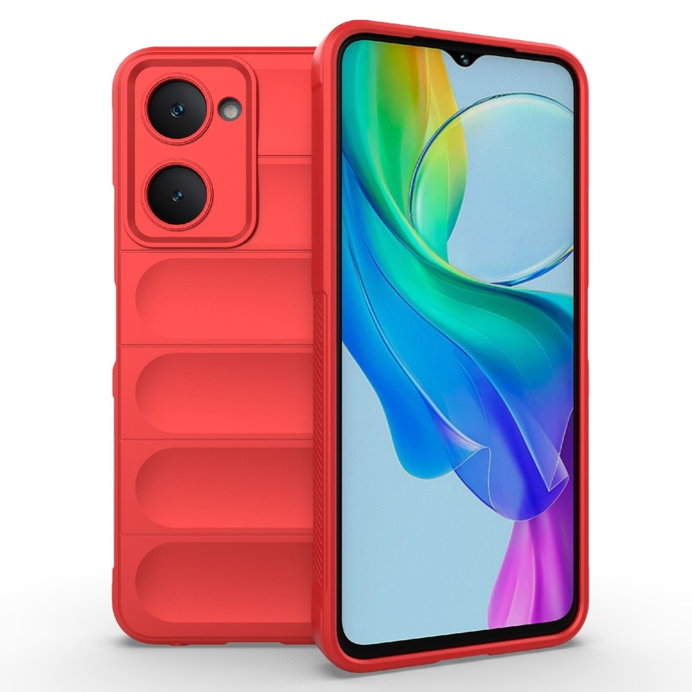 Rugg odolný gelový obal na Vivo Y28s 5G - červený
