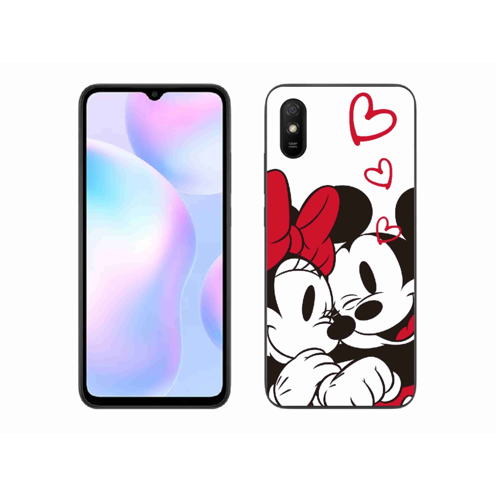 Gelový kryt mmCase na Xiaomi Redmi 9AT - minnie a mickey