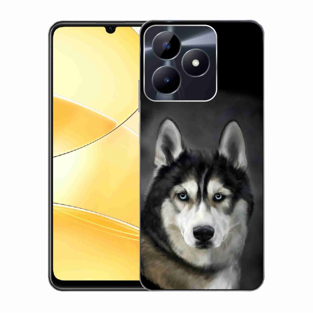 Gelový obal mmCase na Realme C51/C53 - husky