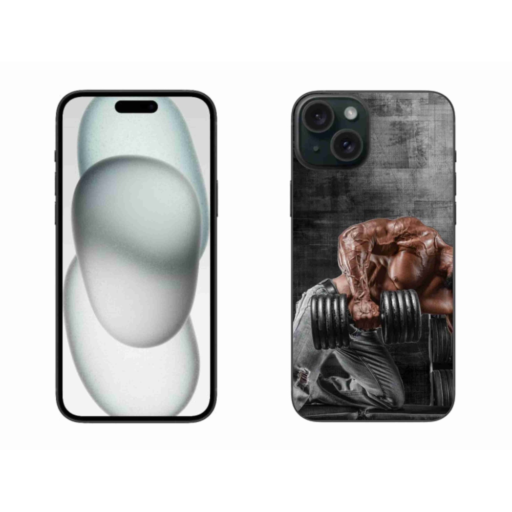 Gelový kryt mmCase na iPhone 15 Plus - posilování 1