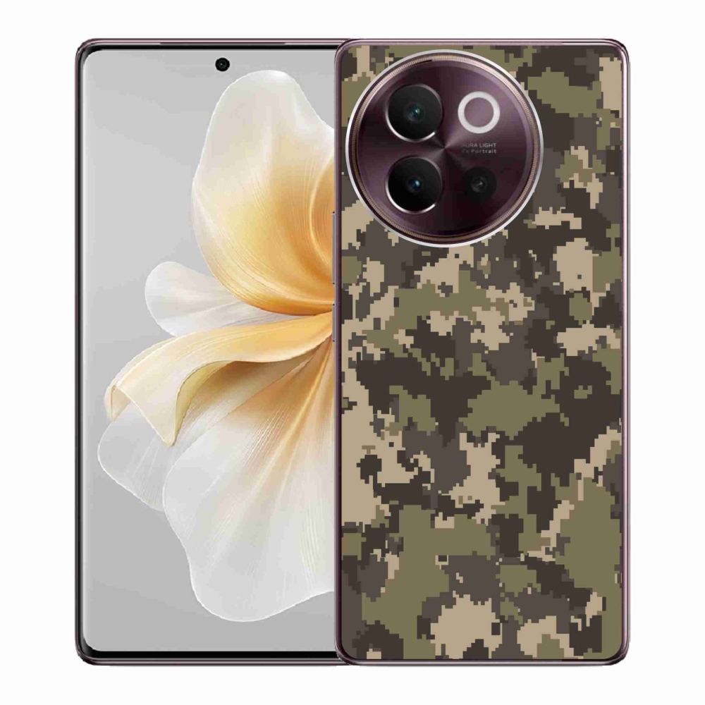 Gelový kryt mmCase na Vivo V40 Lite 5G - maskáčový vzor 12