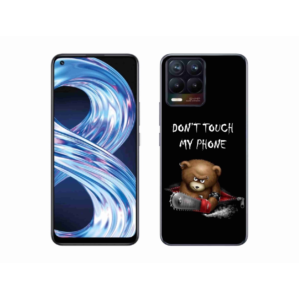 Gelový kryt mmCase na Realme 8 Pro - nesahej na telefon