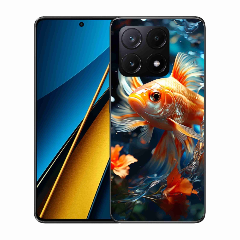 Gelový kryt mmCase na Xiaomi Poco X6 Pro 5G - rybka