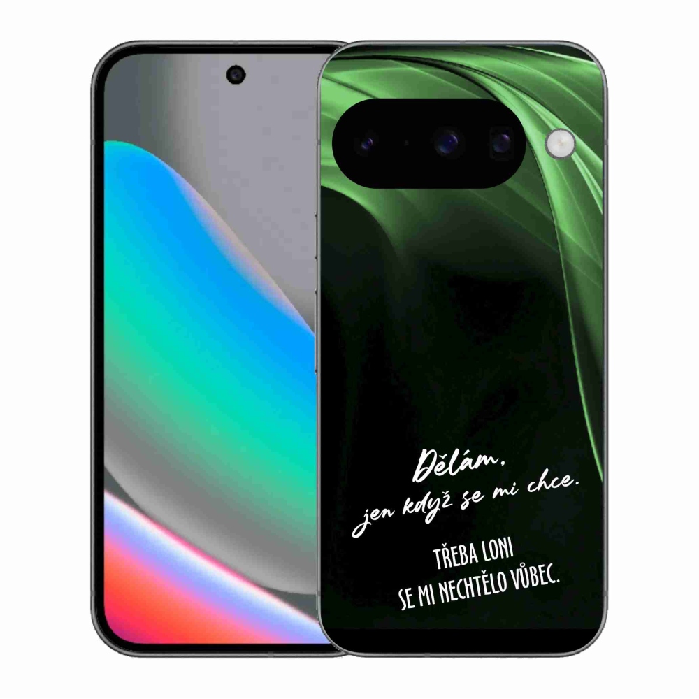Gelový kryt mmCase na Google Pixel 10 - vtipný text 12 černé pozadí