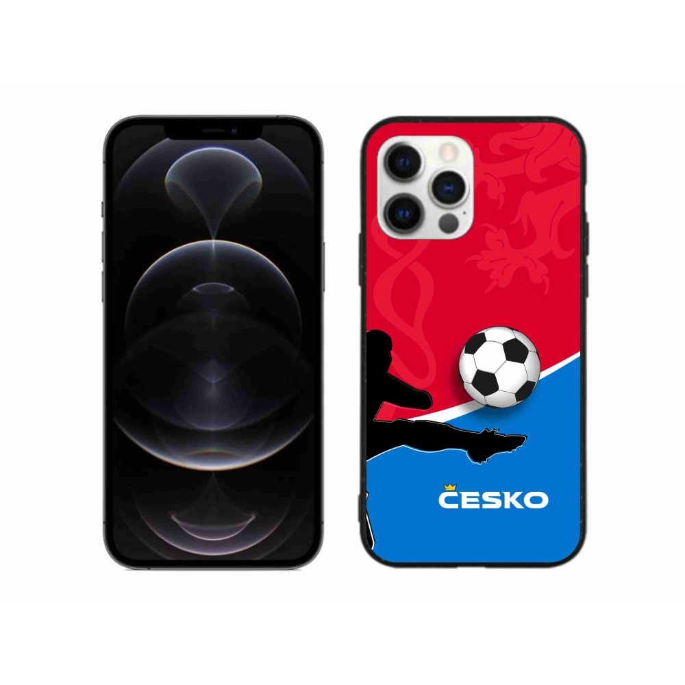 Gelový kryt mmCase na iPhone 12 Pro Max - fotbal Česko 2