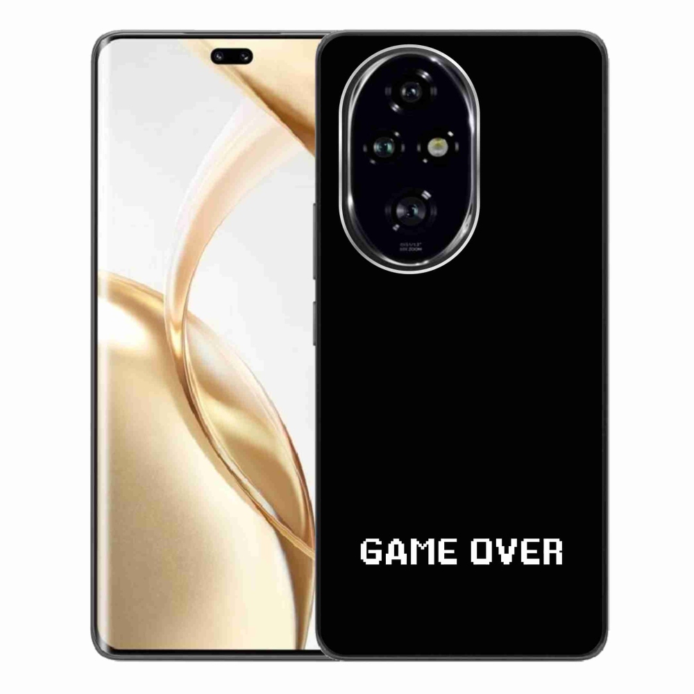 Gelový kryt mmCase na Honor 200 Pro 5G - game over černé pozadí