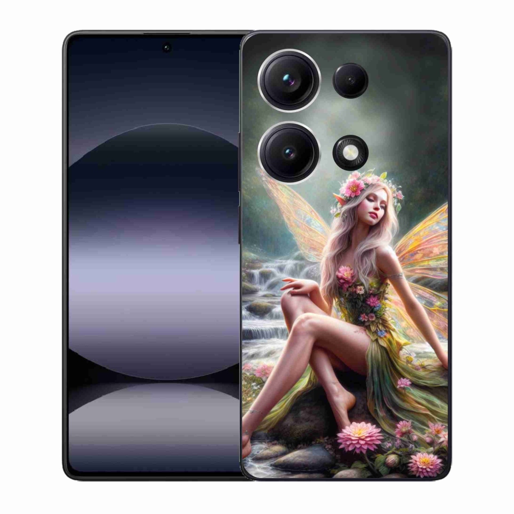 Gelový kryt mmCase na Xiaomi Redmi Note 14S - motýlí žena 1