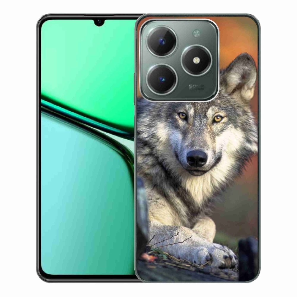 Gelový obal mmCase na Realme C61 - vlk