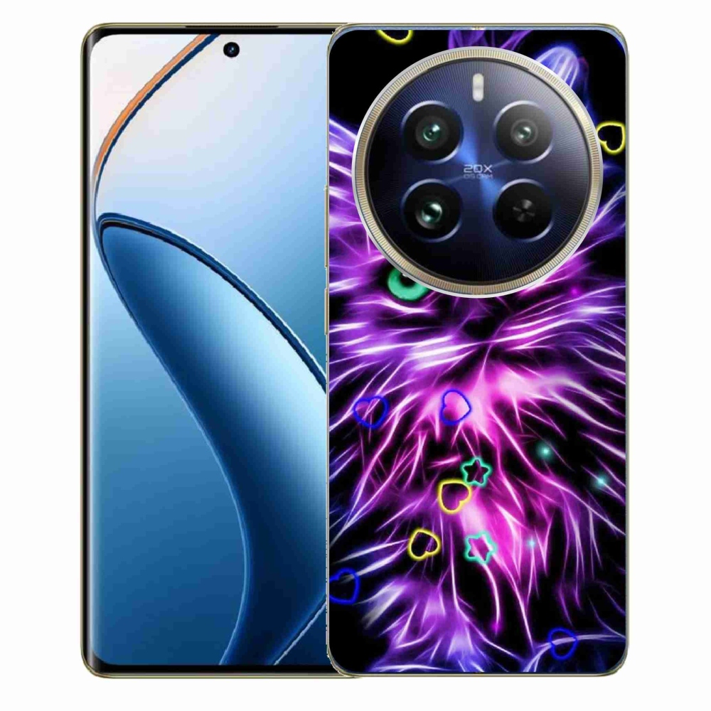 Gelový kryt mmCase na Realme 12 Pro 5G/12 Pro+ 5G - abstraktní kočka