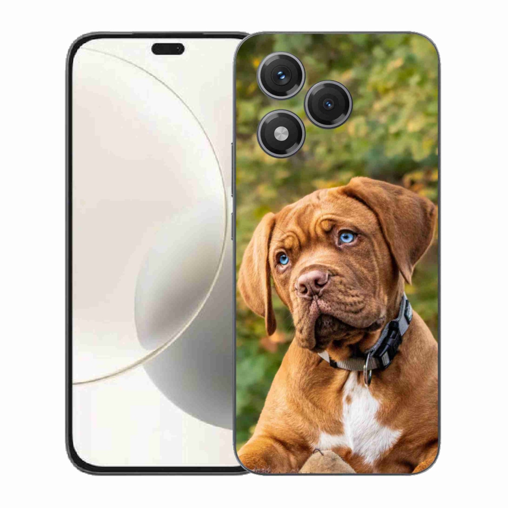 Gelový kryt mmCase na Honor 400 Lite - štěně 