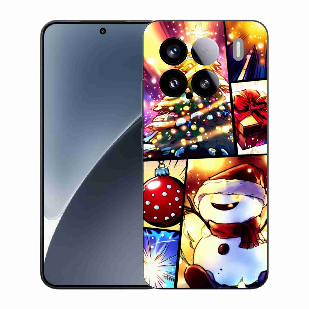 Gelový kryt mmCase na Xiaomi 15 - vánoční motivy 1