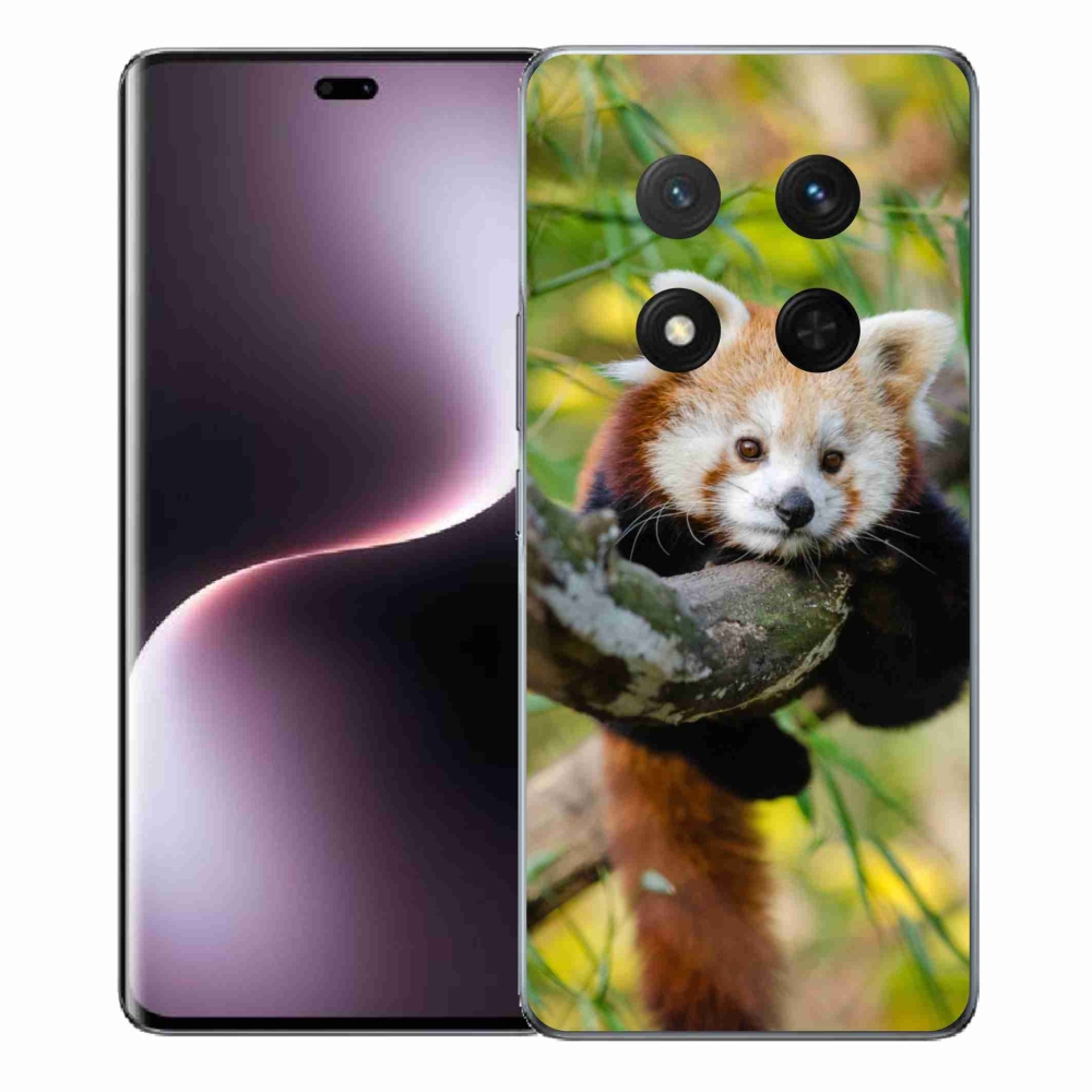 Gelový kryt mmCase na Honor Magic 7 Lite 5G - panda červená