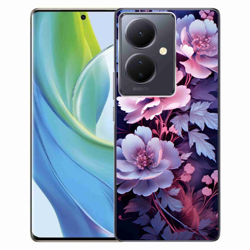 Gelový kryt mmCase na Vivo V29 Lite 5G - květiny 11