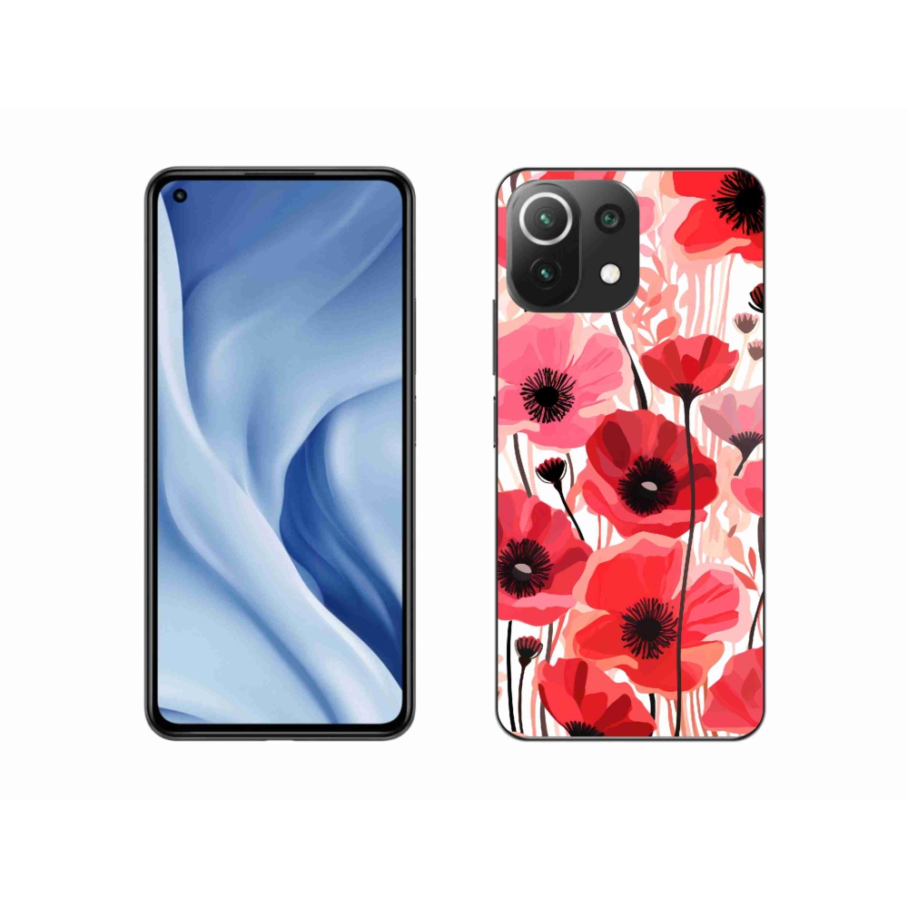 Gelový kryt mmCase na Xiaomi 11 Lite 5G NE - vlčí mák 1