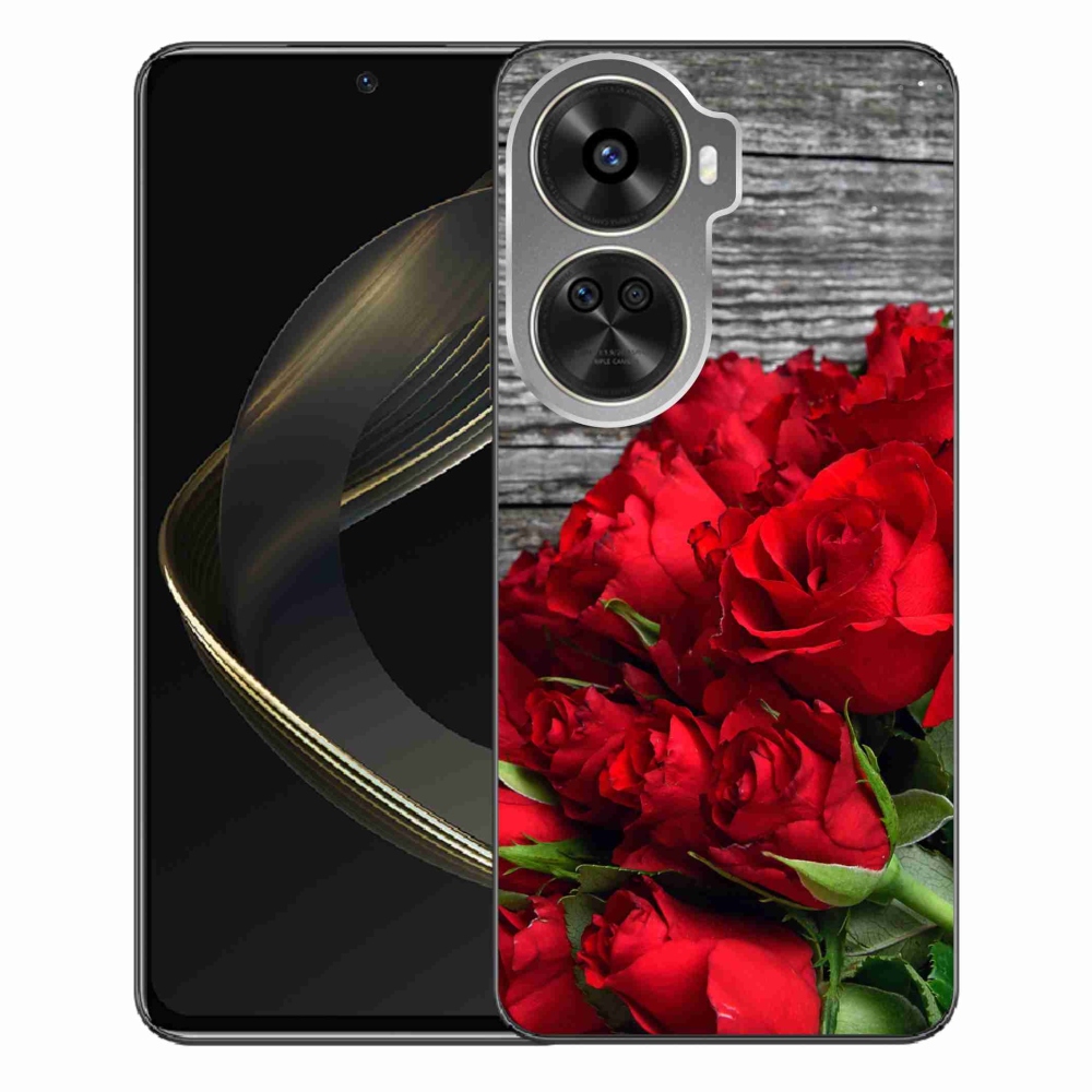 Gelový kryt mmCase na Huawei Nova 12 SE - červené růže