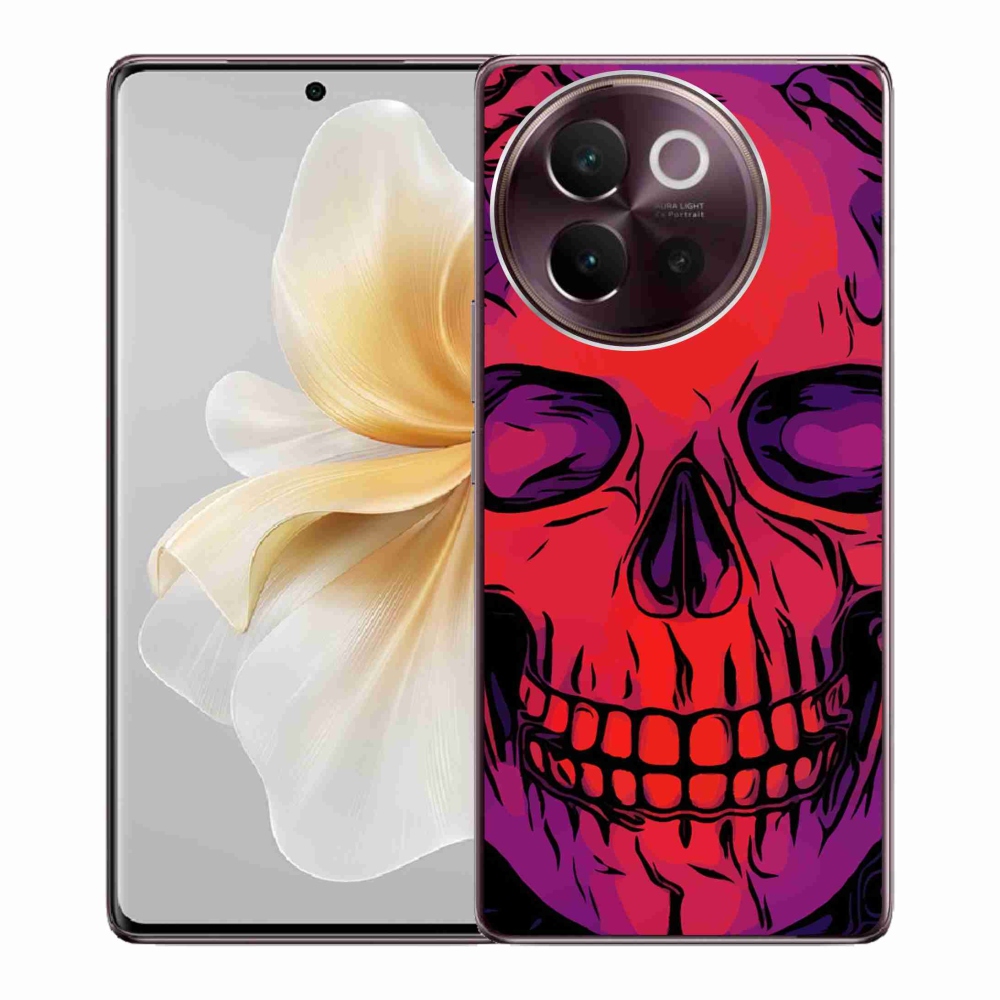 Gelový obal mmCase na Vivo V40 Lite 5G - lebka