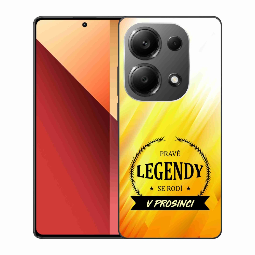 Gelový kryt mmCase na Xiaomi Redmi Note 13 Pro 4G/Poco M6 Pro  - legendy v prosinci žluté pozadí