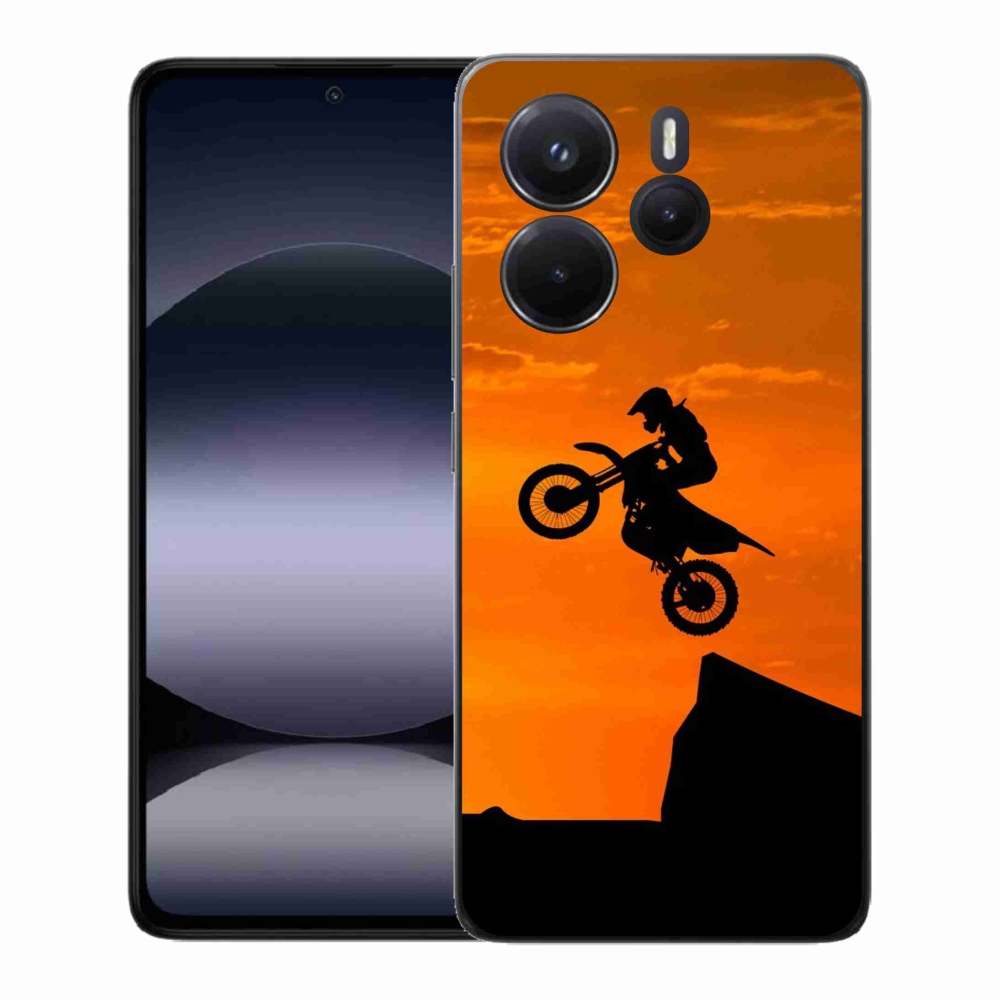 Gelový kryt mmCase na Xiaomi Redmi Note 14 - motocross