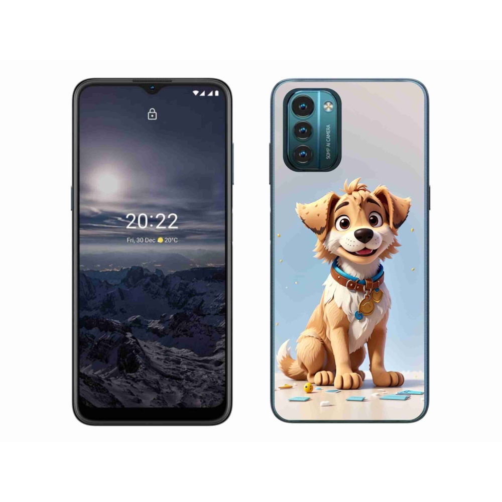 Gelový kryt mmCase na Nokia G11/G21 - kreslené štěně