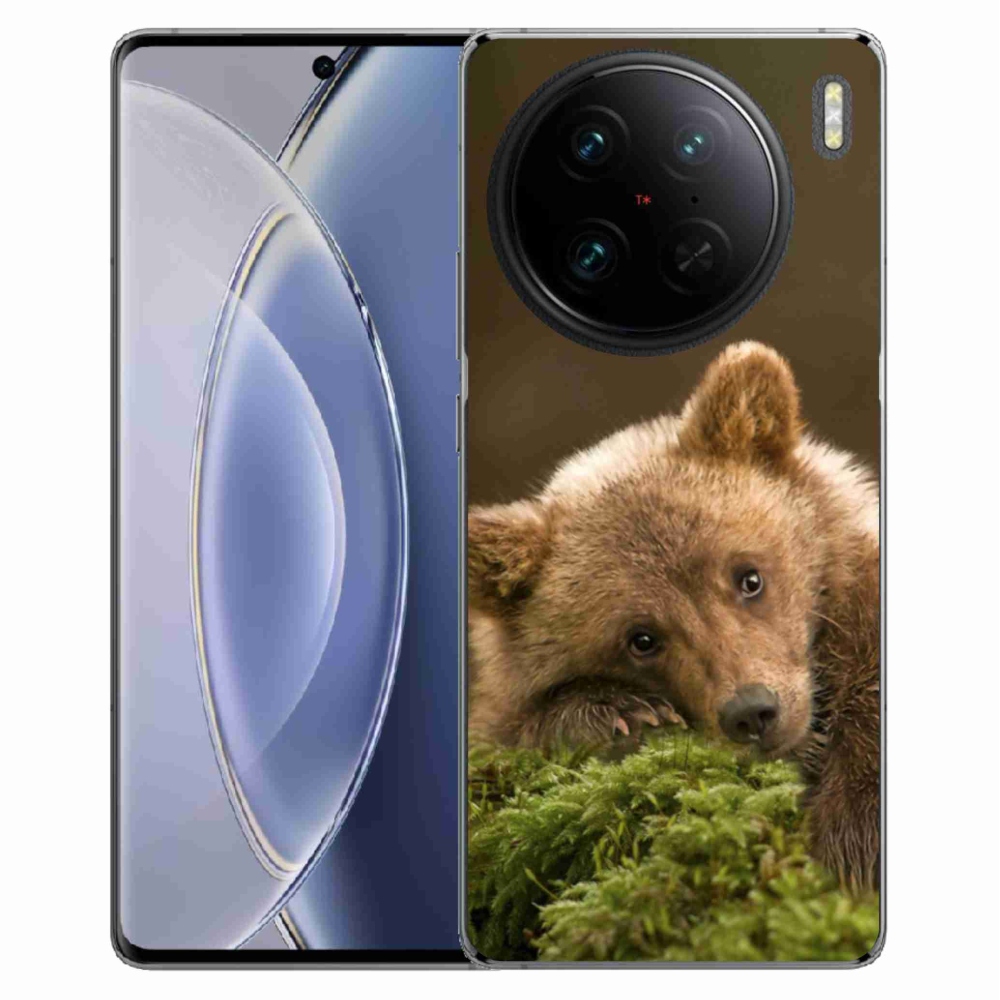 Gelový kryt mmCase na Vivo X90 Pro - medvěd