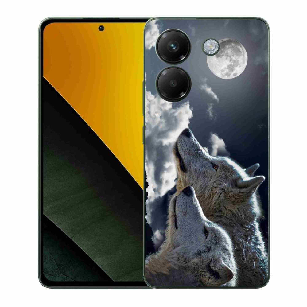 Gelový kryt mmCase na Xiaomi Poco M7 Pro 5G - vlci