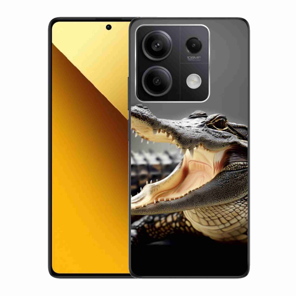 Gelový kryt mmCase na Xiaomi Redmi Note 13 5G - krokodýl