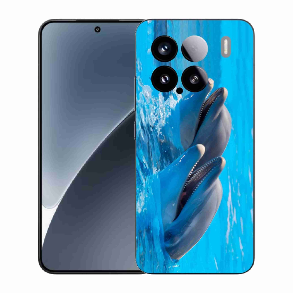 Gelový kryt mmCase na Xiaomi 15 - delfíni