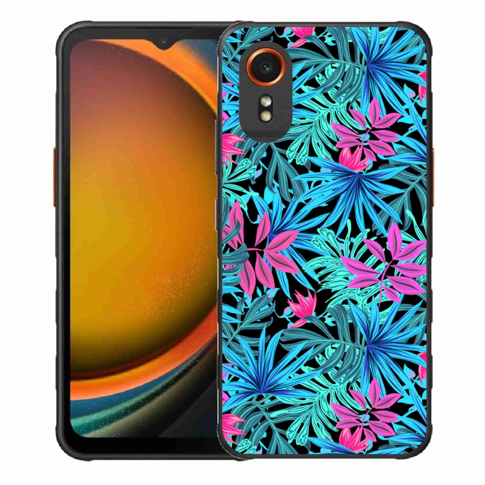Gelový kryt mmCase na Samsung Galaxy Xcover 7 - květiny 3