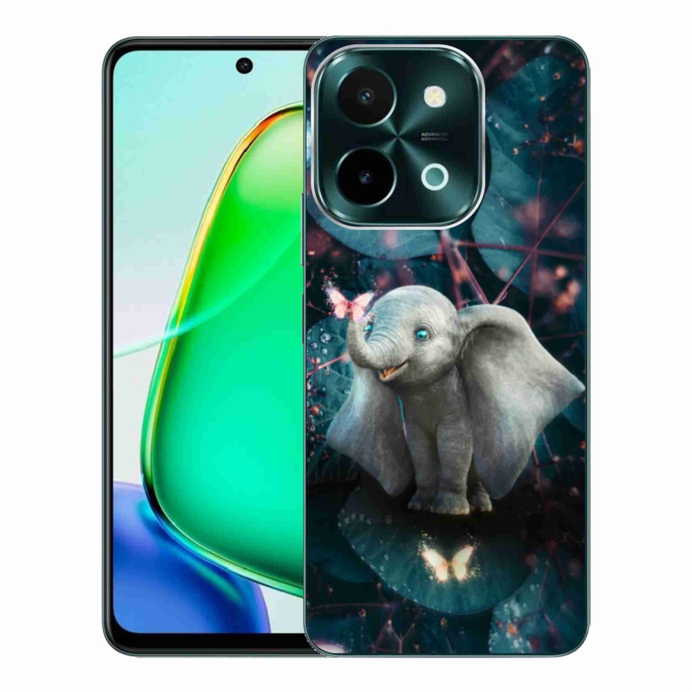 Gelový kryt mmCase na Vivo Y28 - roztomilý slon