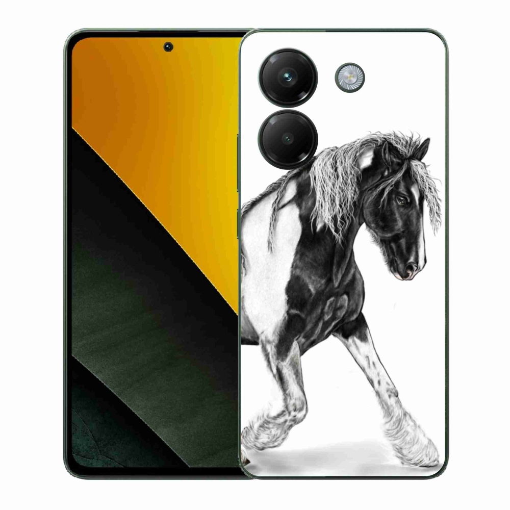 Gelový kryt mmCase na Xiaomi Poco M7 Pro 5G - kůň
