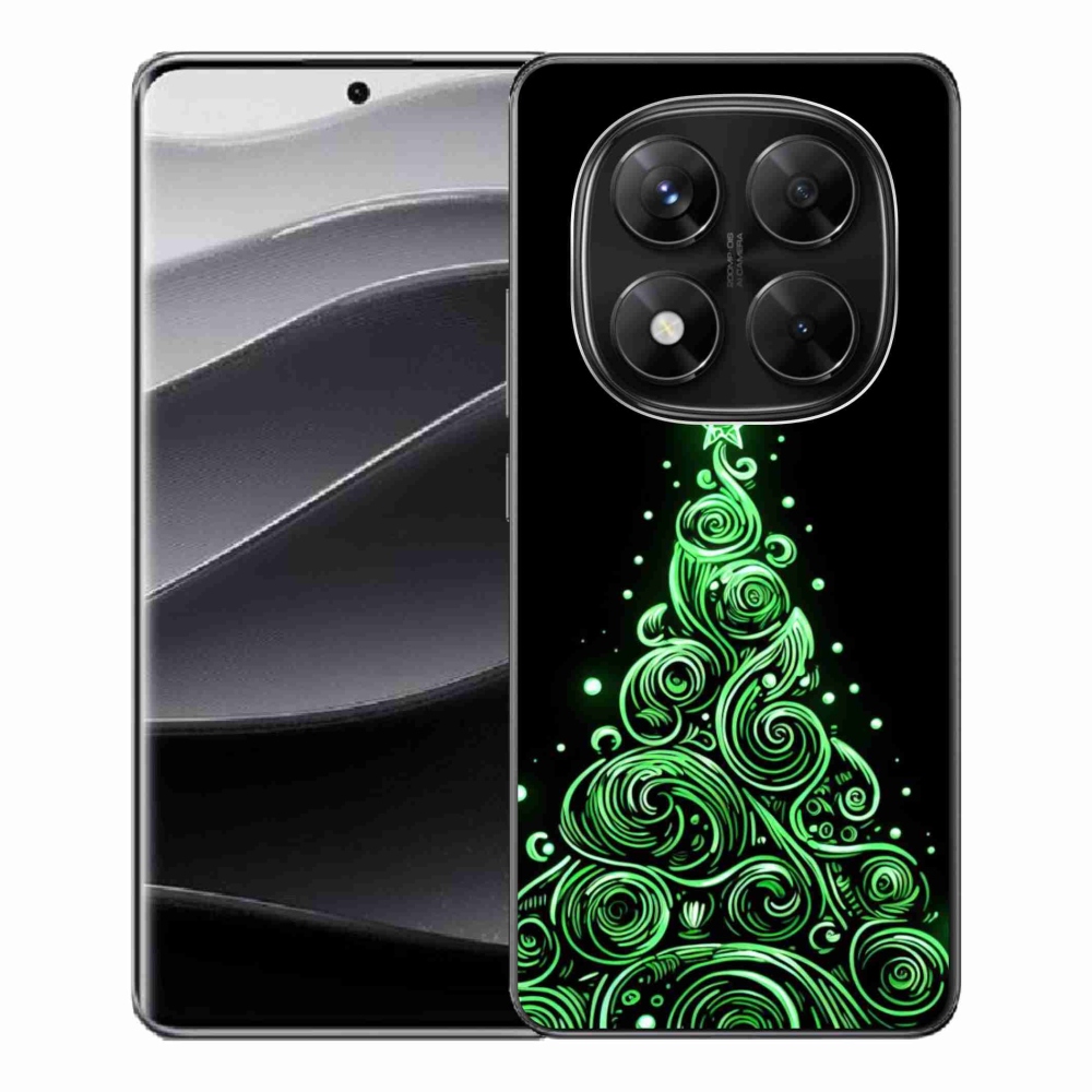Gelový kryt mmCase na Xiaomi Redmi Note 14 Pro 5G/Poco X7 5G - neonový vánoční stromek 3