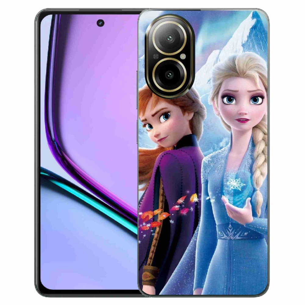 Gelový kryt mmCase na Realme C67 - ledové království 3
