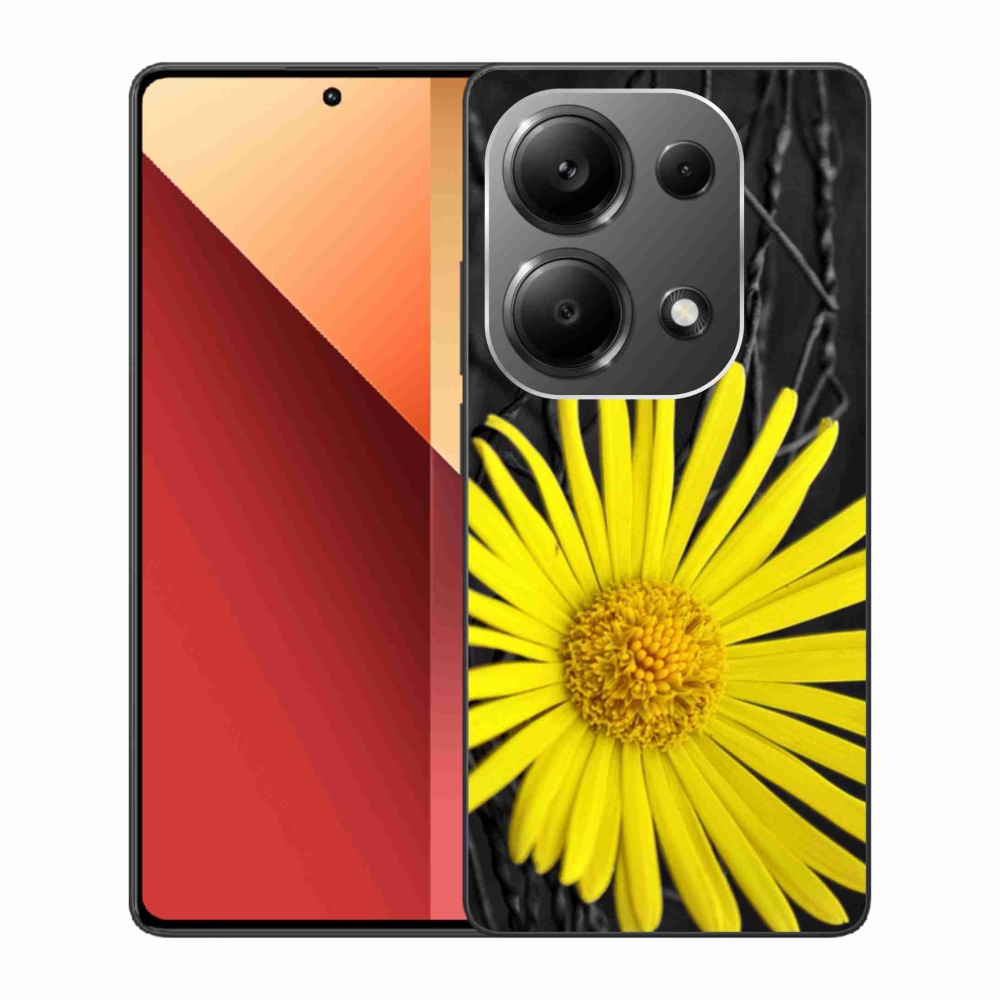Gelový kryt mmCase na Xiaomi Redmi Note 13 Pro 4G/Poco M6 Pro - žlutá květina