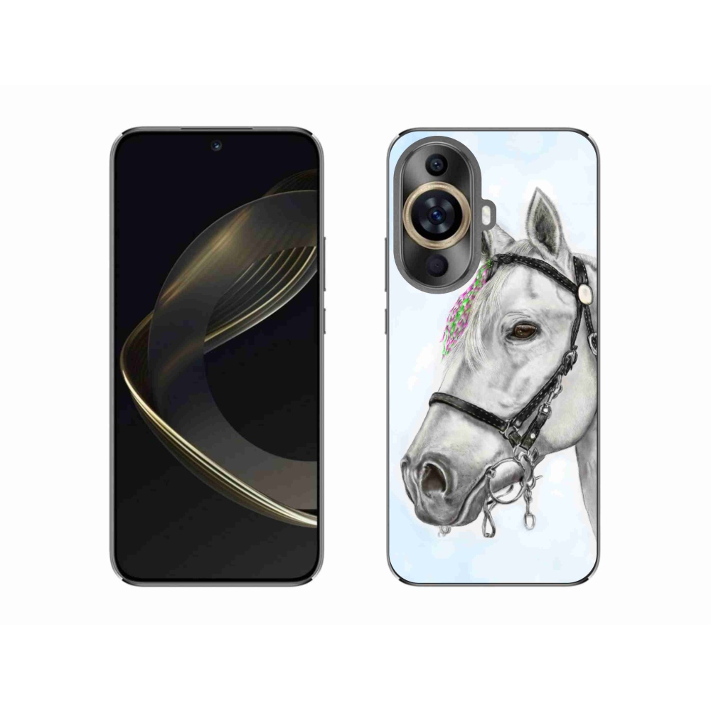 Gelový kryt mmCase na Huawei Nova 11 - bílý kůň 1