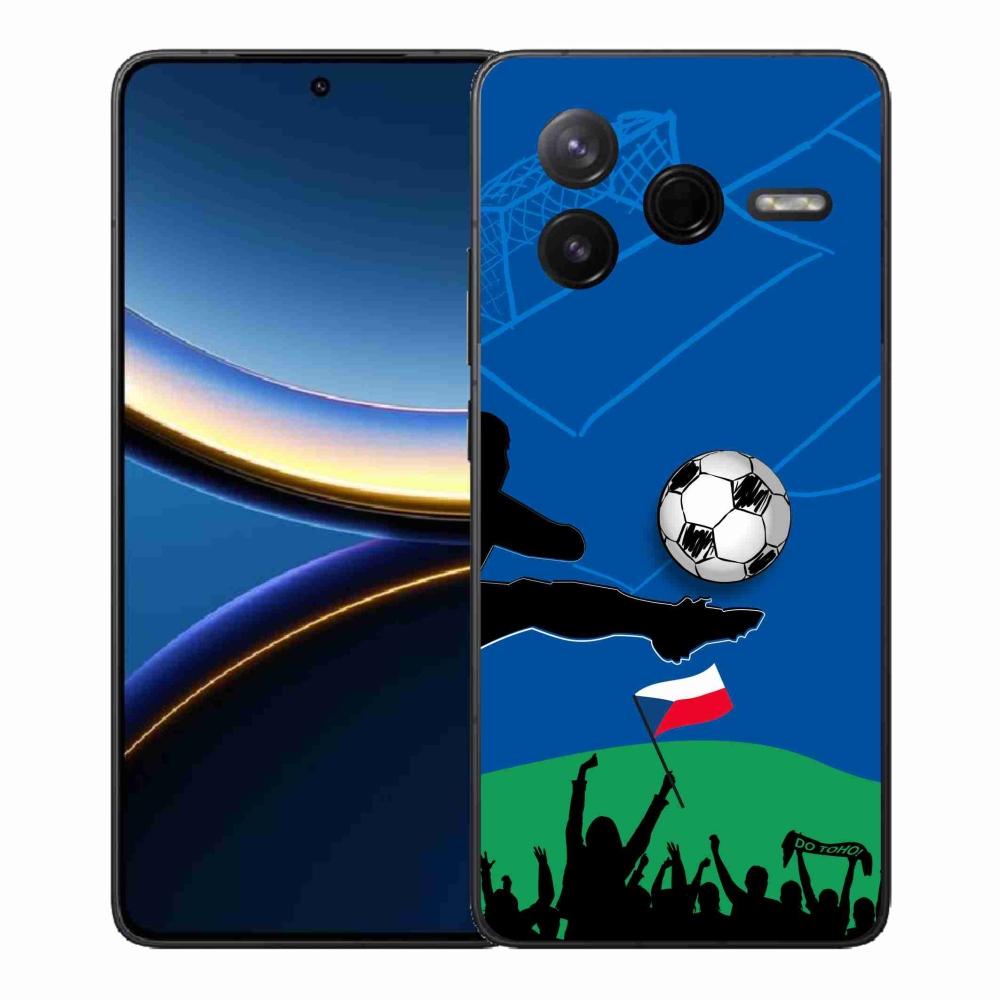 Gelový kryt mmCase na Xiaomi Poco F7 Pro - fanoušci fotbalu