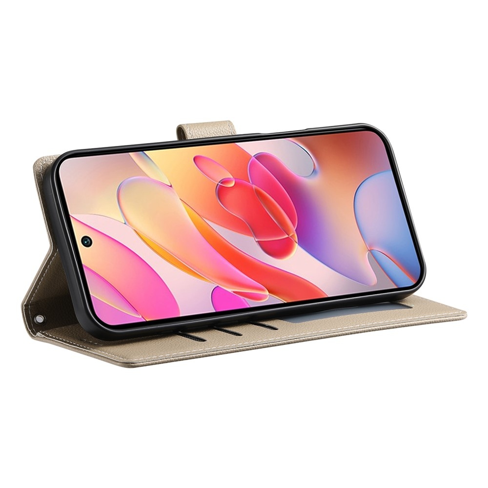Snap knížkové pouzdro na Samsung Galaxy A17 5G - béžové