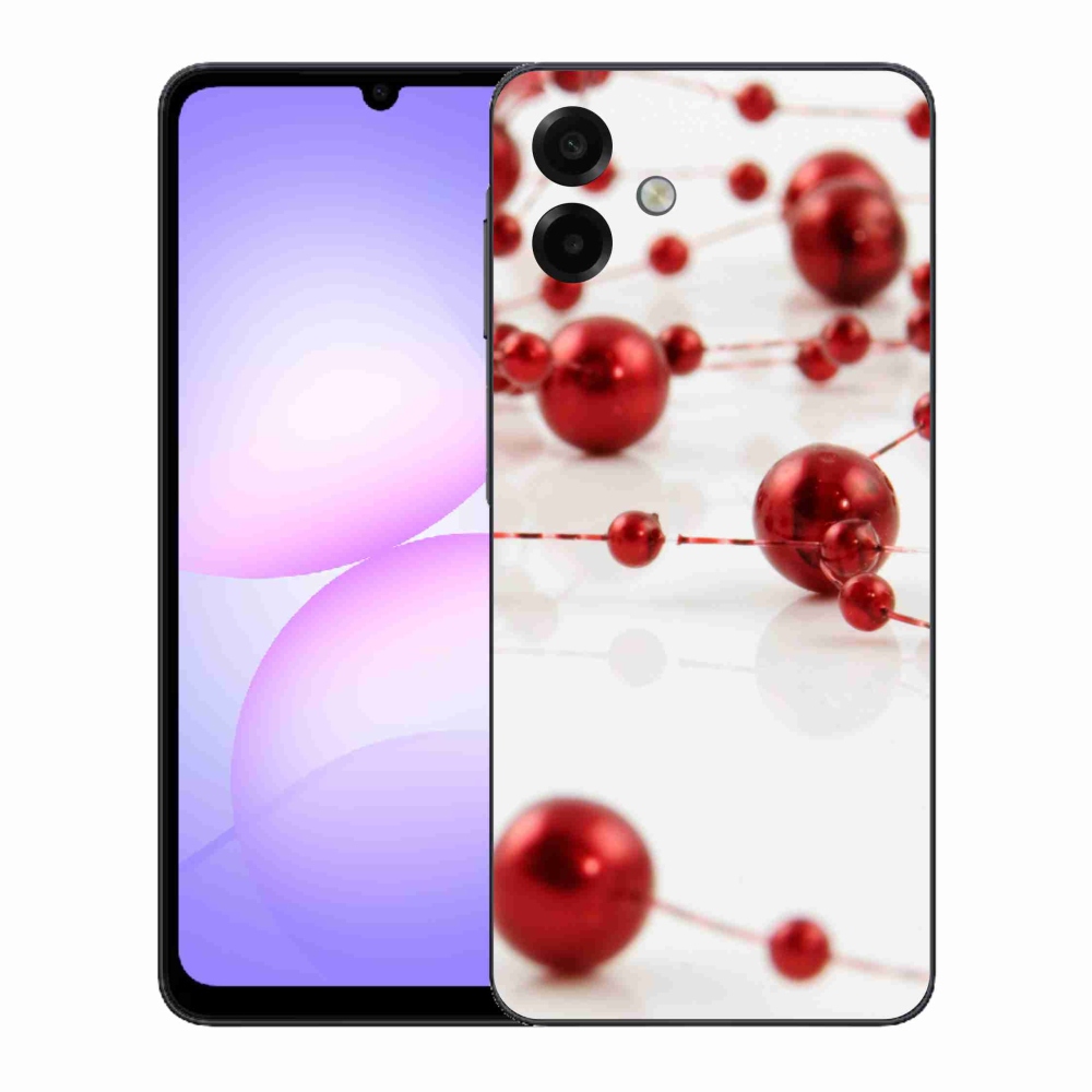 Gelový kryt mmCase na Samsung Galaxy A07 4G - vánoční řetěz