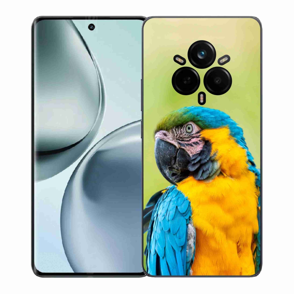Gelový kryt mmCase na Realme 14 Pro+ 5G - papoušek ara 2