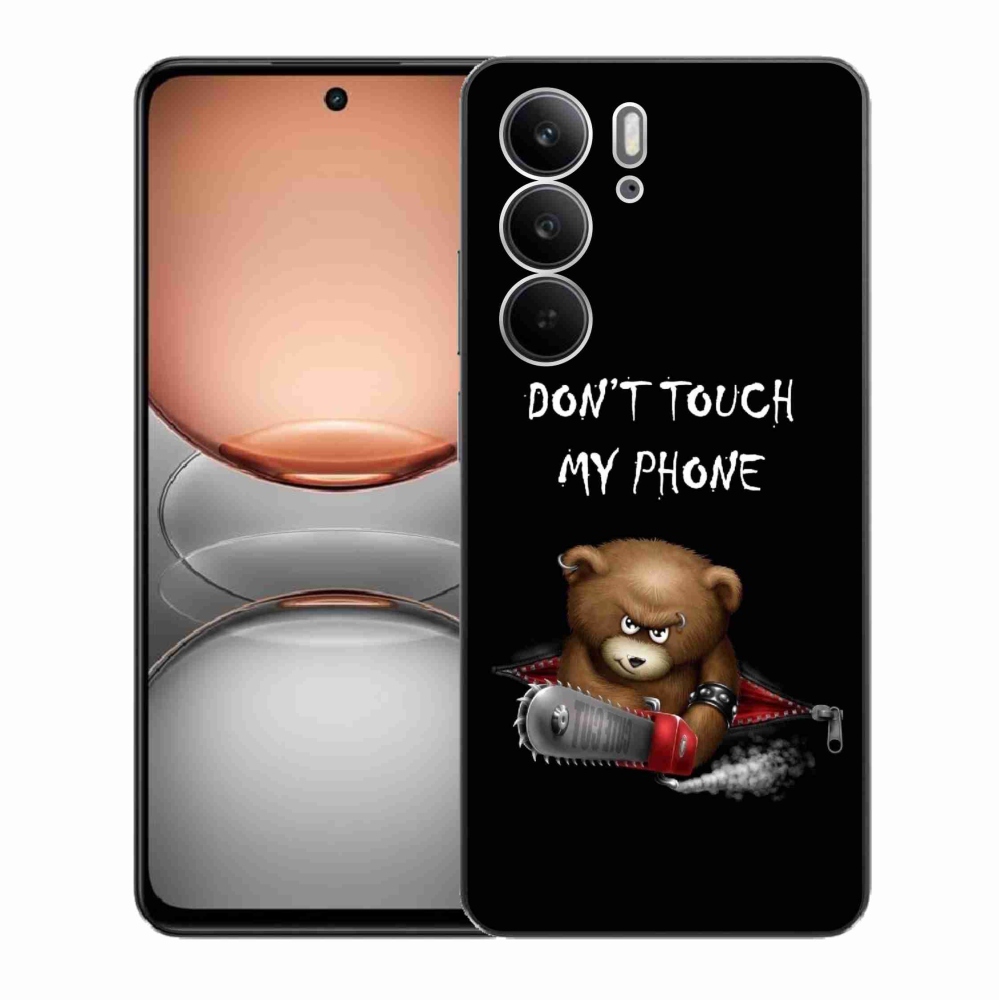 Gelový kryt mmCase na Realme C75 - nesahej na telefon