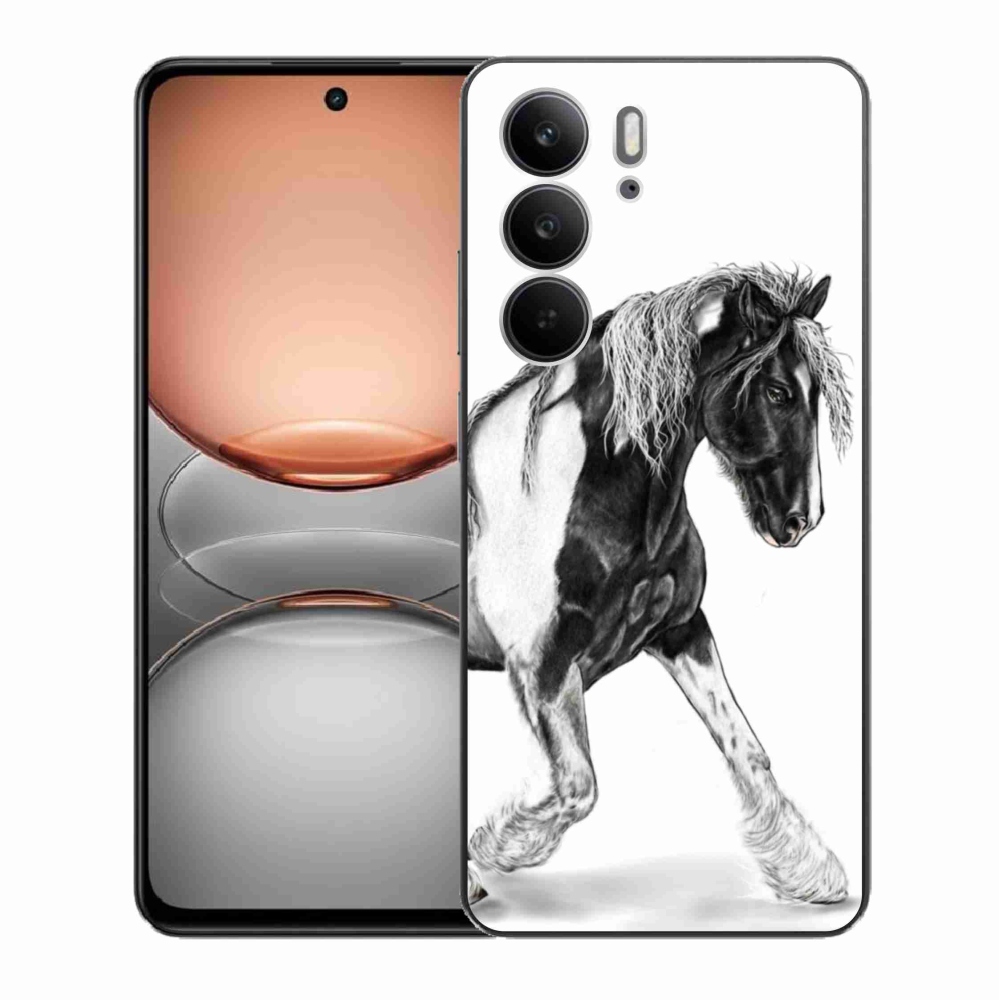 Gelový kryt mmCase na Realme C75 - kůň