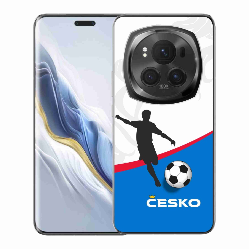 Gelový kryt mmCase na Honor Magic 6 Pro 5G - fotbal Česko 1