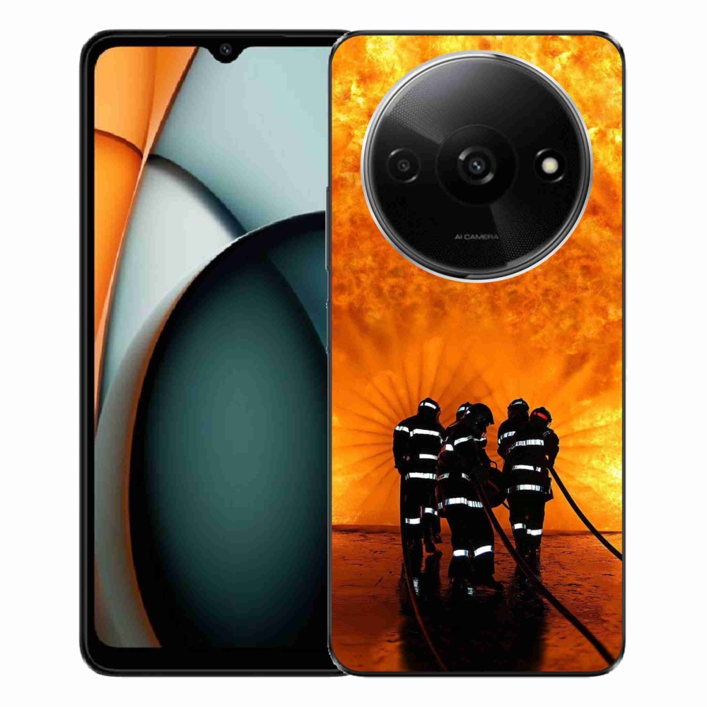 Gelový kryt mmCase na Xiaomi Redmi A3 - požár
