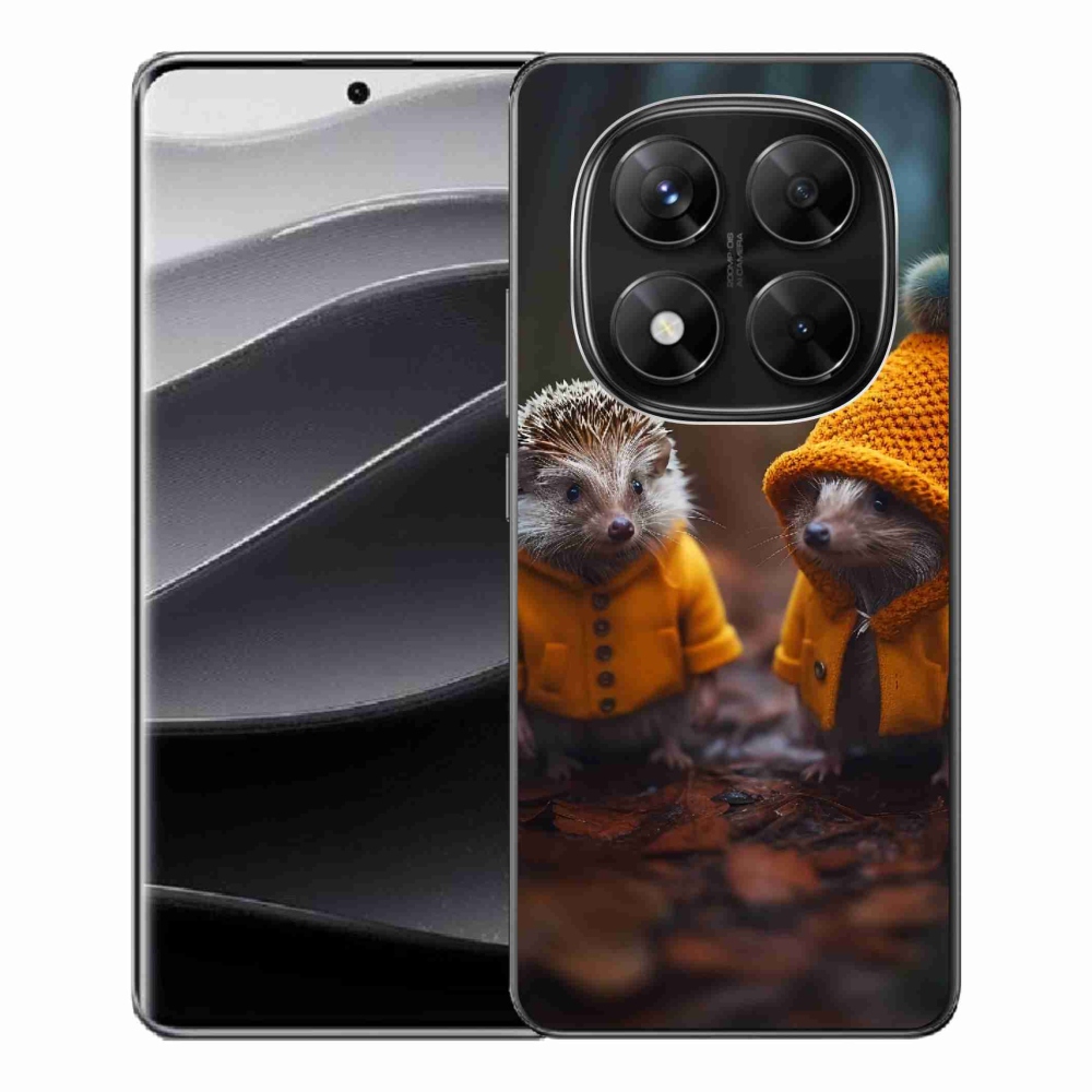 Gelový kryt mmCase na Xiaomi Redmi Note 14 Pro 5G/Poco X7 5G - ježci