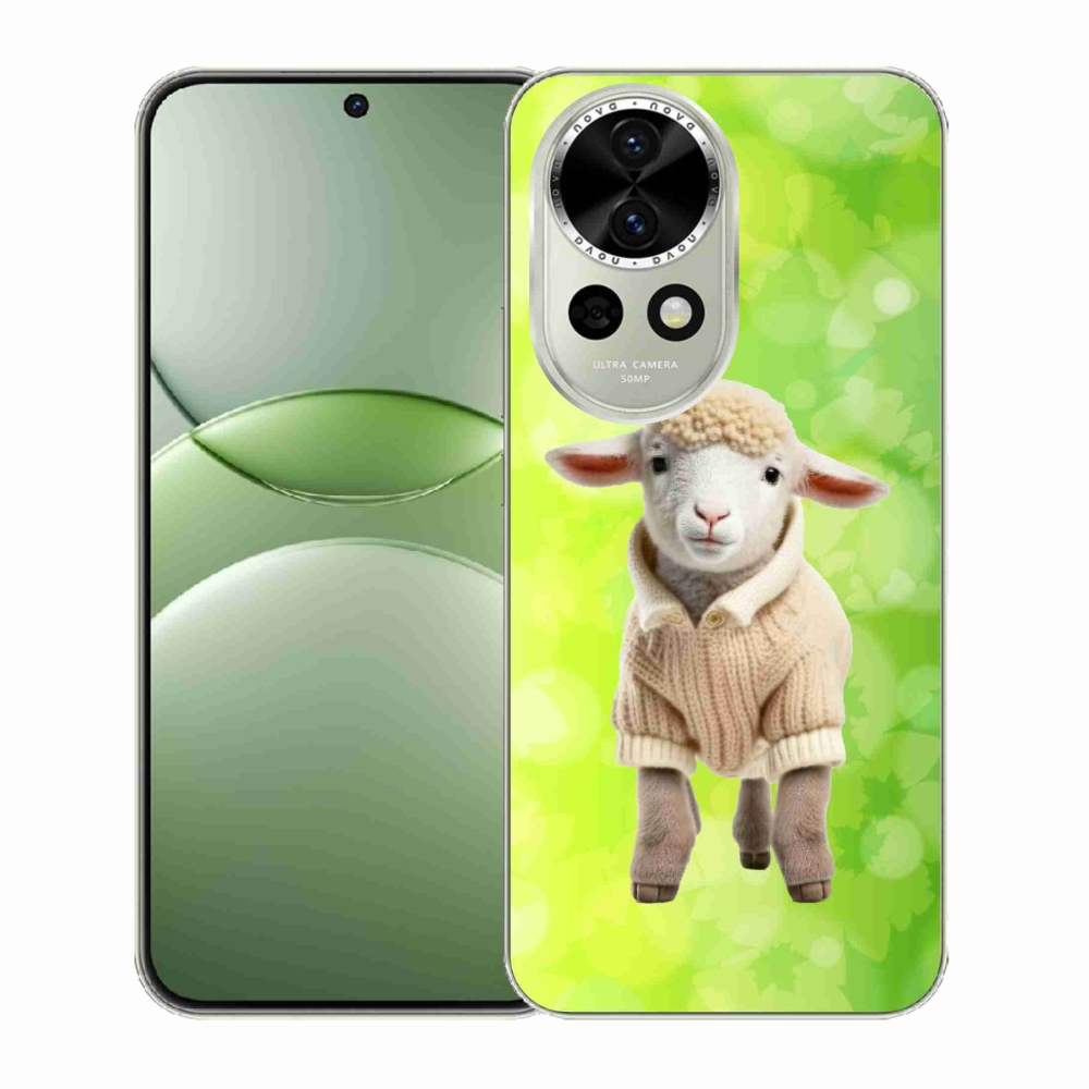 Gelový kryt mmCase na Huawei Nova 13 5G - jehně ve svetru