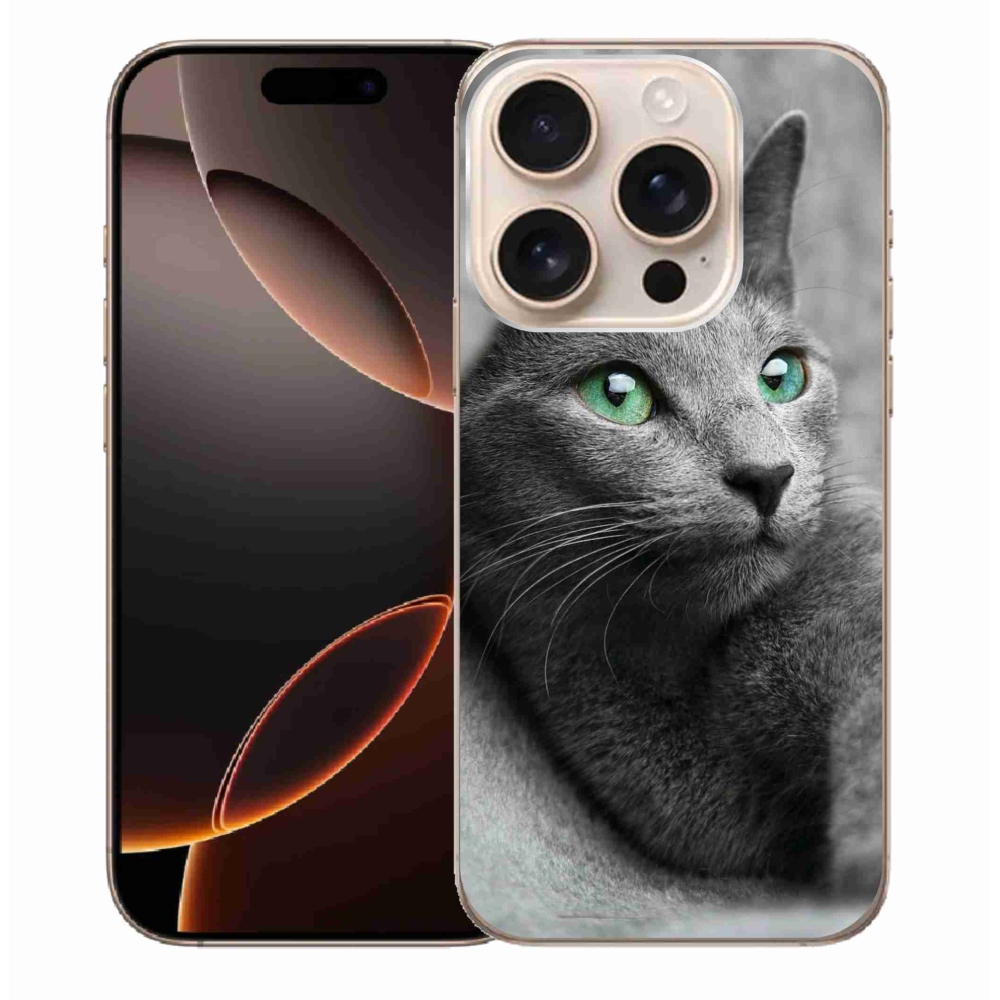 Gelový kryt mmCase na iPhone 16 Pro Max - kočka 2